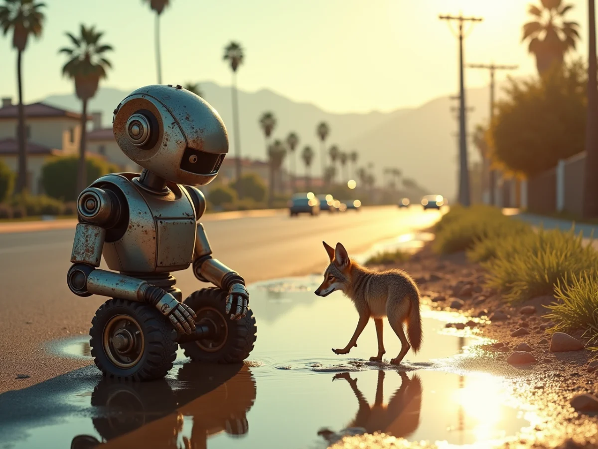 Sunny Skies Return, Coyotes Stay Unemployed, Burbank's Robot Still Soggy