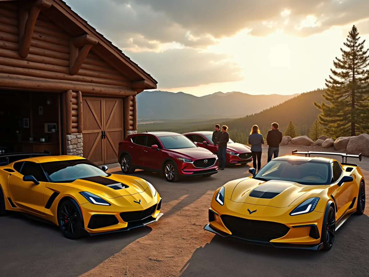 Cars and Friends: Yellowbirds, Twelve Rotors, and a Tesla Stranded Under Pikes Peak