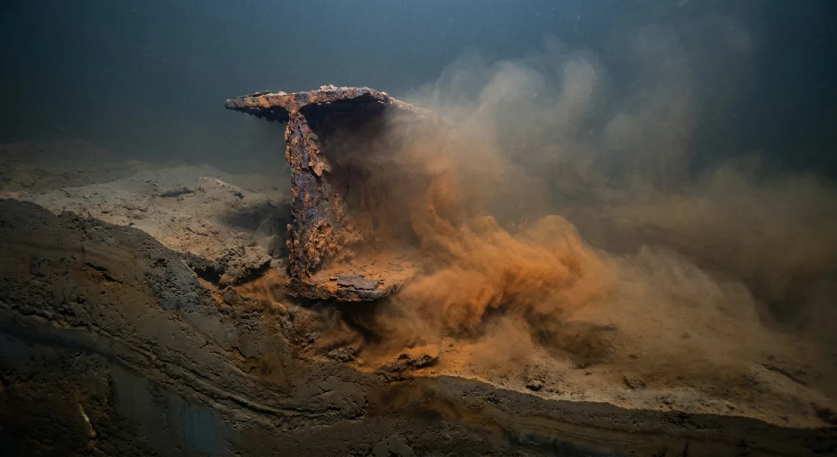 Hydrous Iron at the Sediment Line