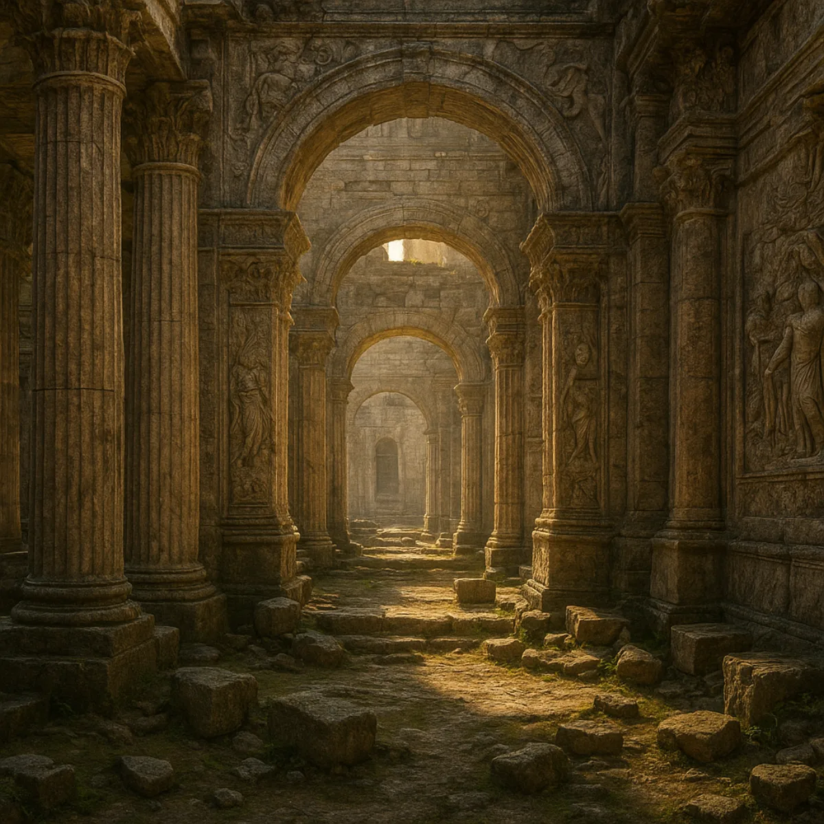 The Architecture of Belief: How Mythology Becomes Stone