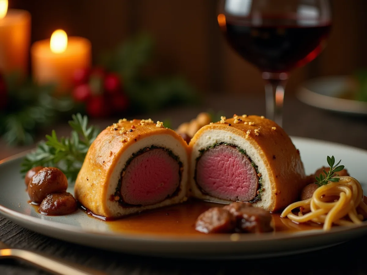 Food and Friends: Porcini Pasta, Pork Belly Crunch, and a Wellington That Burst on New Year's Eve
