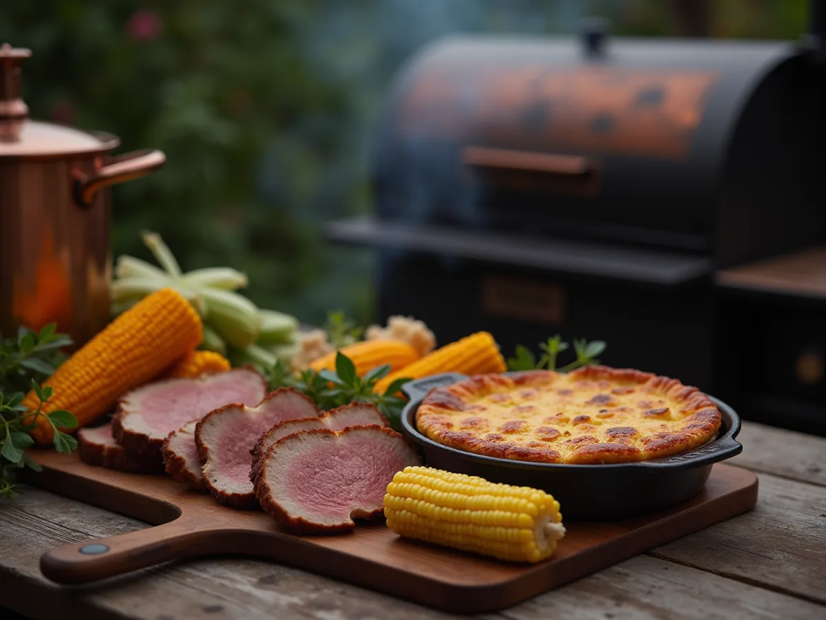 Food and Friends: Pigeon Pie, Pork Shoulder, and a Still Full of Corn