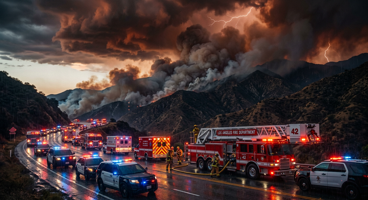 Santa Clarita Brush Fire 32% Contained; 52 Acres Burned