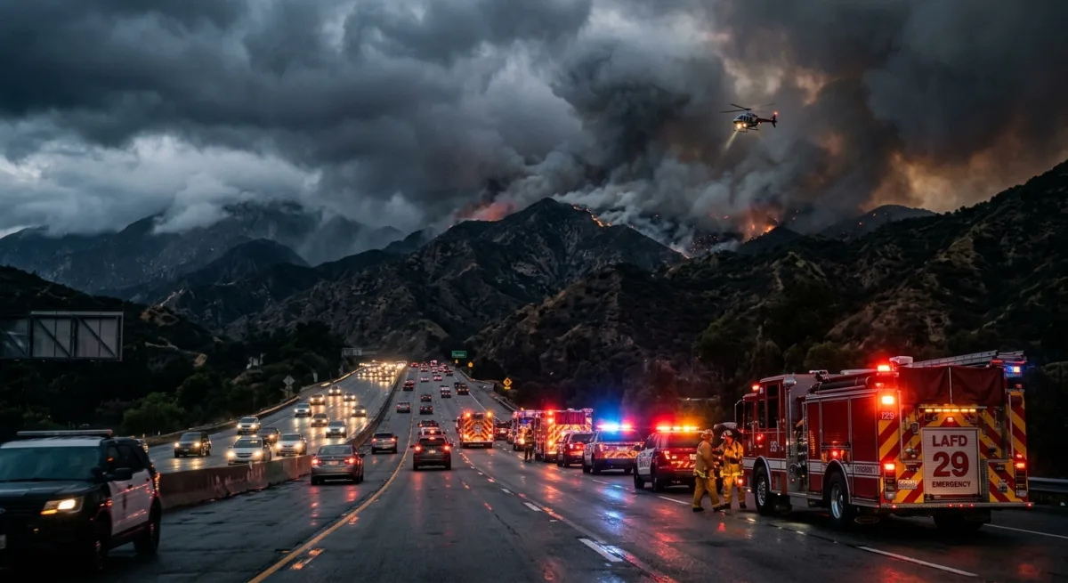 ACTIVE INCIDENT β 405 Freeway Brush Fire