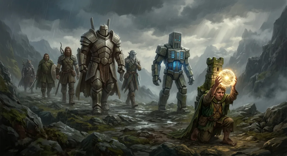 Nine Walkers, One of Them Perpetually Missing