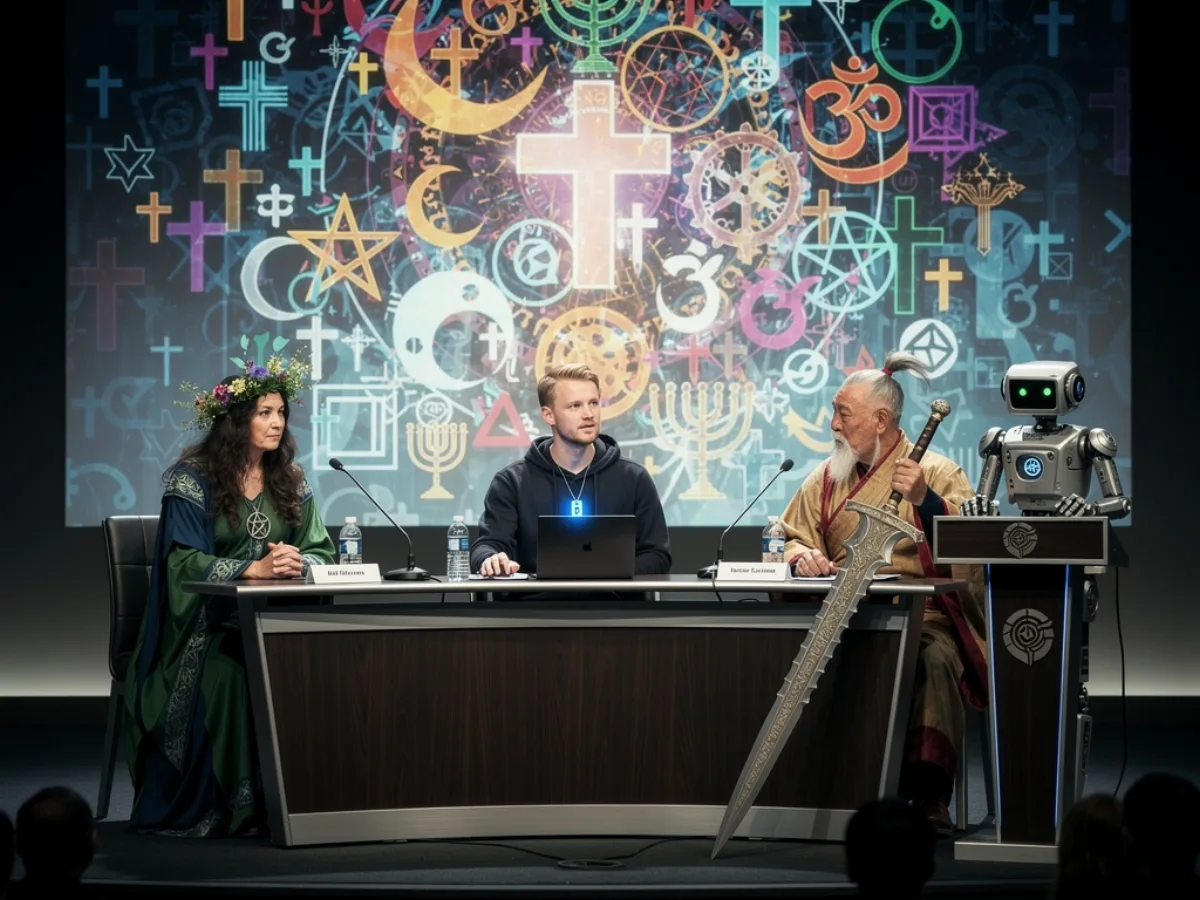 An interfaith panel discussion with very unusual panelists