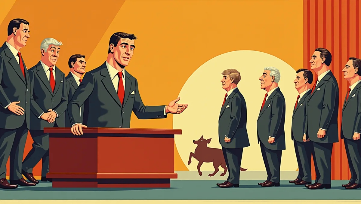 Artist&rsquo;s impression: Six Minutes, Eleven Moves, One Impeachment: Little Mister Gets Fired From the Pr