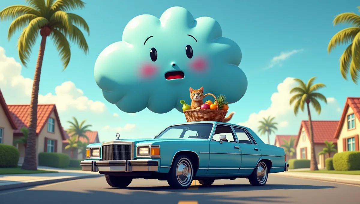 The sky sent a fruit basket after keying my car. I&rsquo;m accepting it with suspicion, not gratitude.
