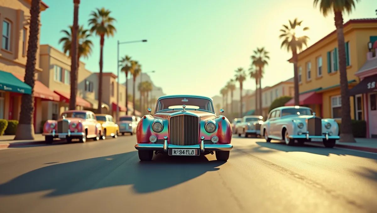 Two engines, one Bentley, and a lowrider so slow the traffic cones are starting to pass it.
